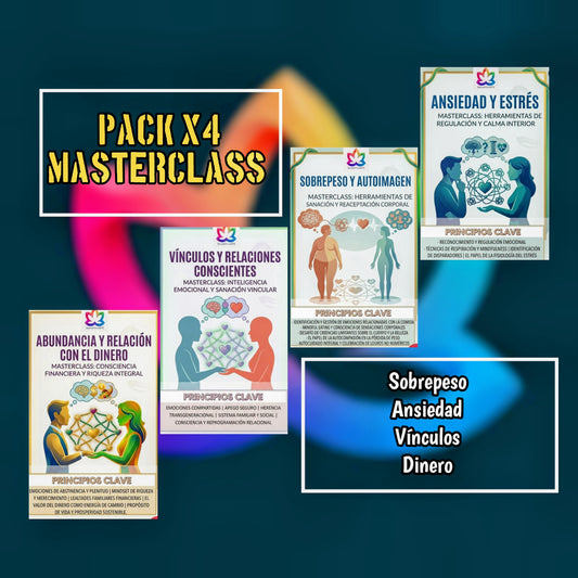 🚀🧠MASTERCLASS VIP - PACK X 4